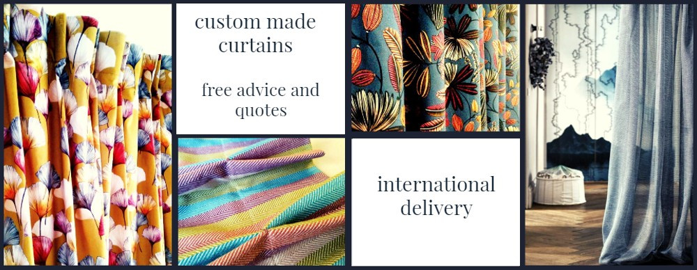 Custom made in France curtains